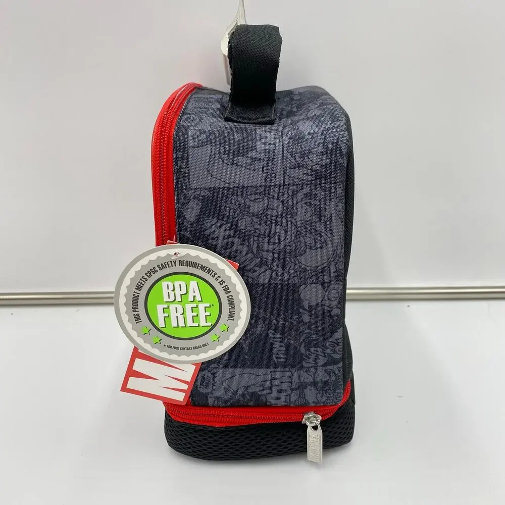 Marvel Bioworld Spiderman Soft Sided Insulated Lunch Box Bag NEW
